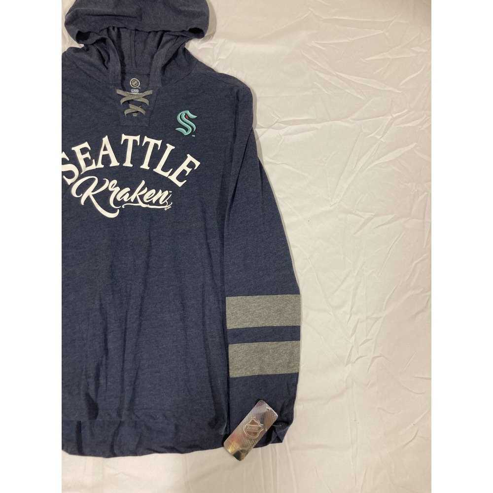 Seattle‎ Kraken Fanatics Pullover Hoodie NHL Hockey Sports Women's Size Large - Picture 4 of 6